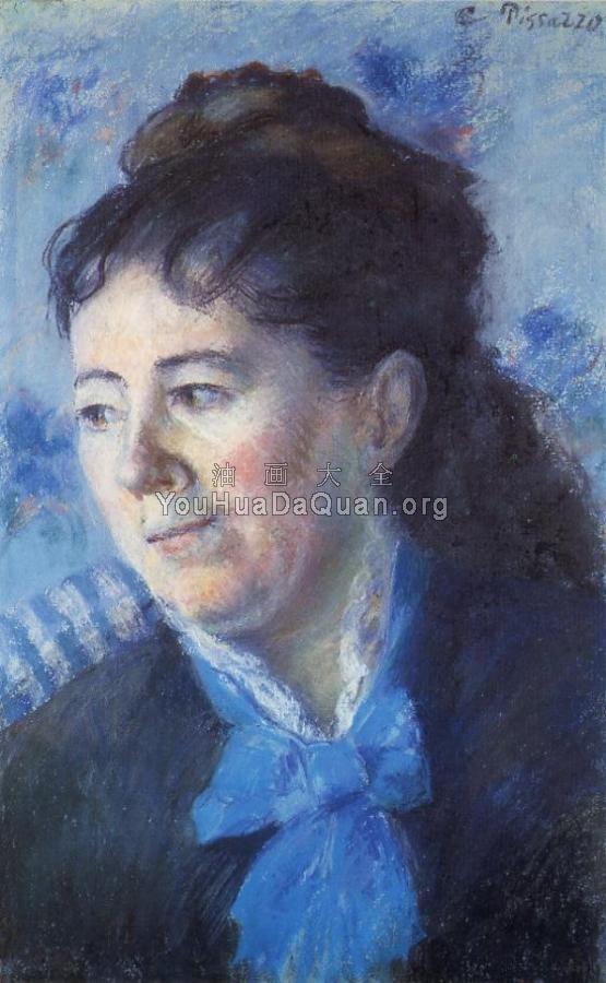 Portrait of Madame F. Estruc - 卡米耶·毕沙罗